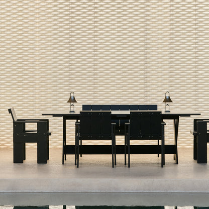 Crate Dining Chair by HAY - Black Lacquered Pinewood