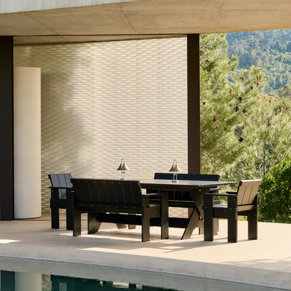 Crate Dining Chair by HAY - Black Lacquered Pinewood