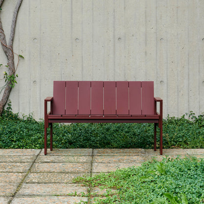 Crate Dining Bench by HAY - Iron Red