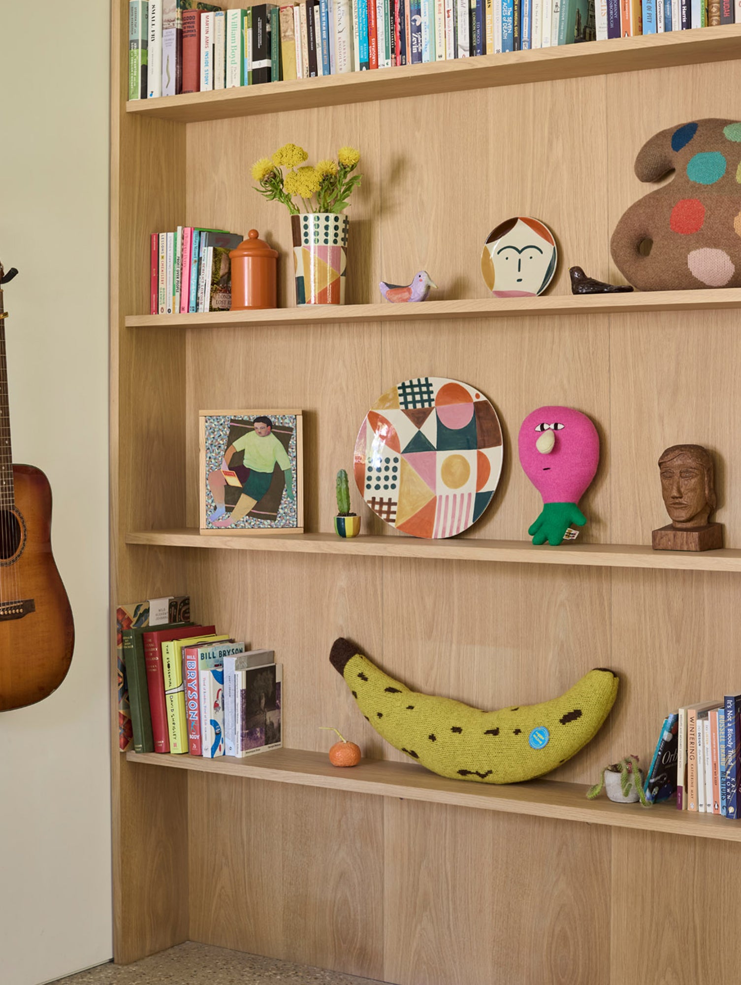 Banana Shaped Cushion by Donna Wilson