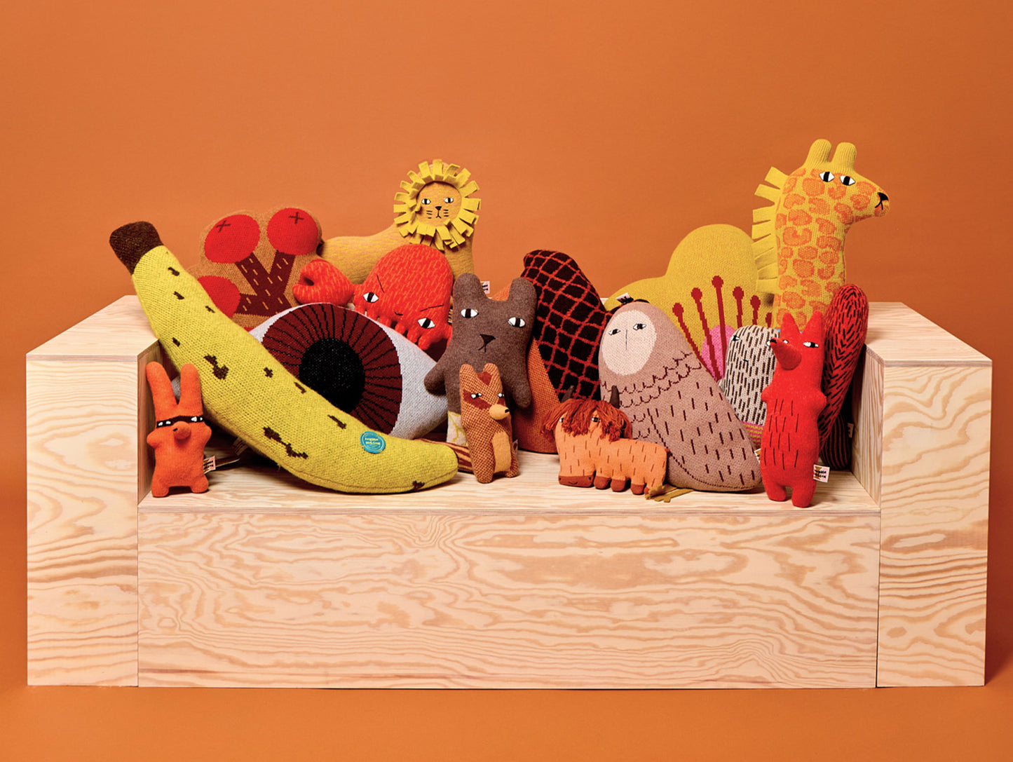 Banana Shaped Cushion by Donna Wilson