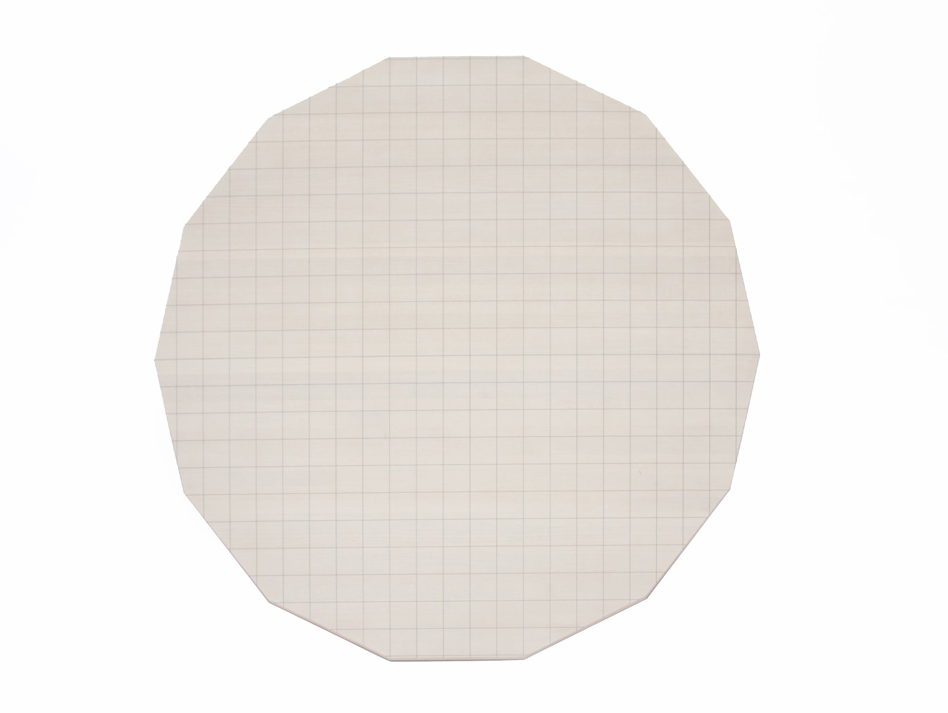 Colour Wood Dining Table by Karimoku New Standard - D120 cm / Grey Grid