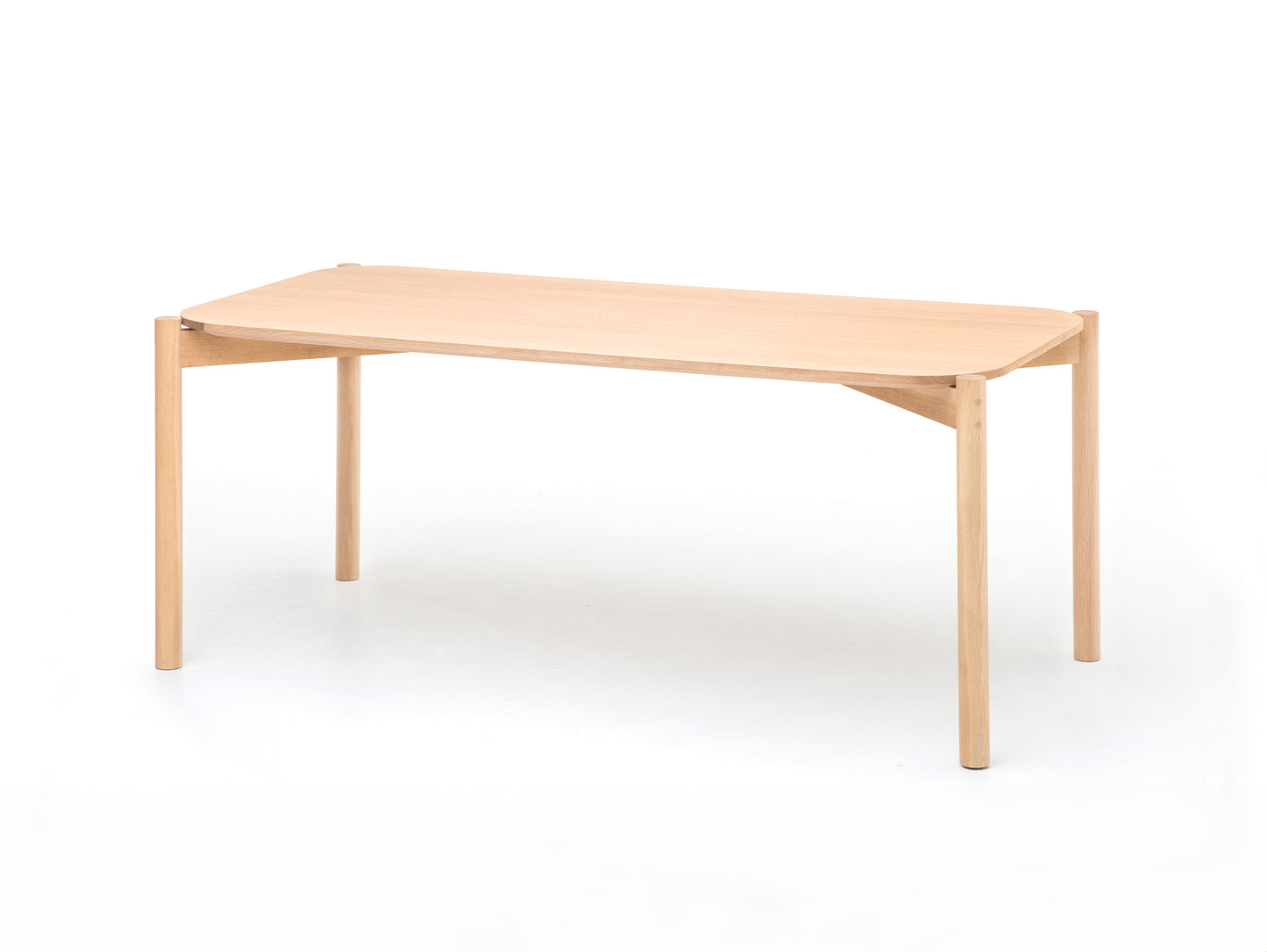 Castor Table by Karimoku New Standard - 180 x 85 cm / Lacquered Oak