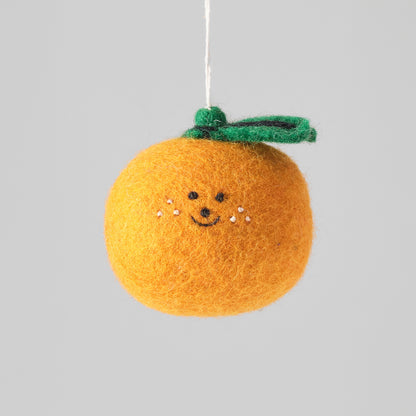 Clementine Felt Hanging Decoration