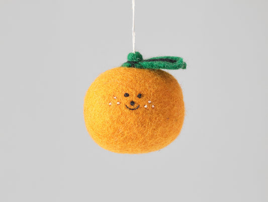 Clementine Felt Hanging Decoration