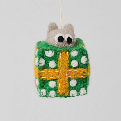 Roland Green / White Dots Felt Hanging Decorations