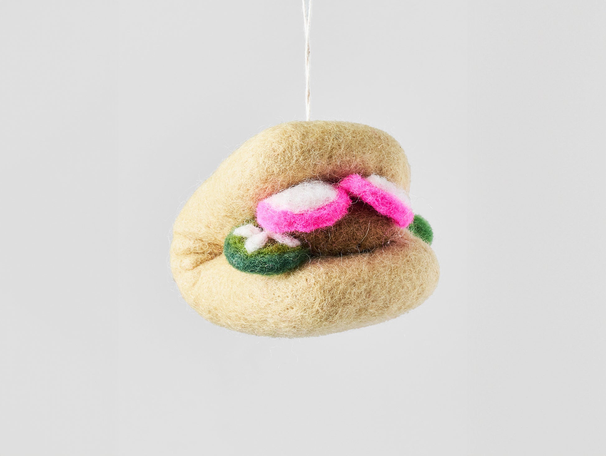 Felted Decorations by Wrap Stationery - Bao Bun