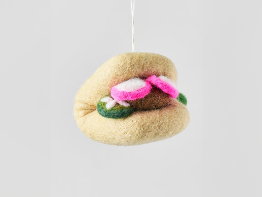 Felted Decorations by Wrap Stationery - Bao Bun