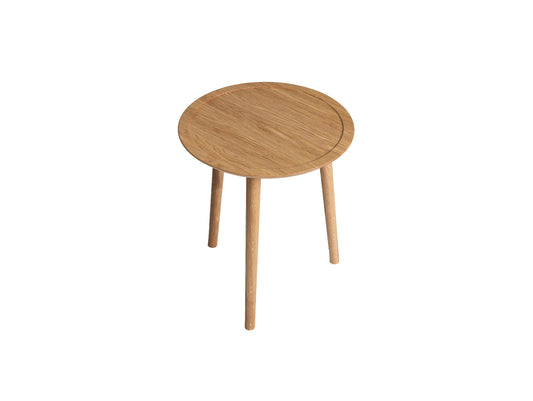 Dodona Coffee Table by Ro Collection - Diameter: 46 cm / Height: 51 cm / Oiled Oak