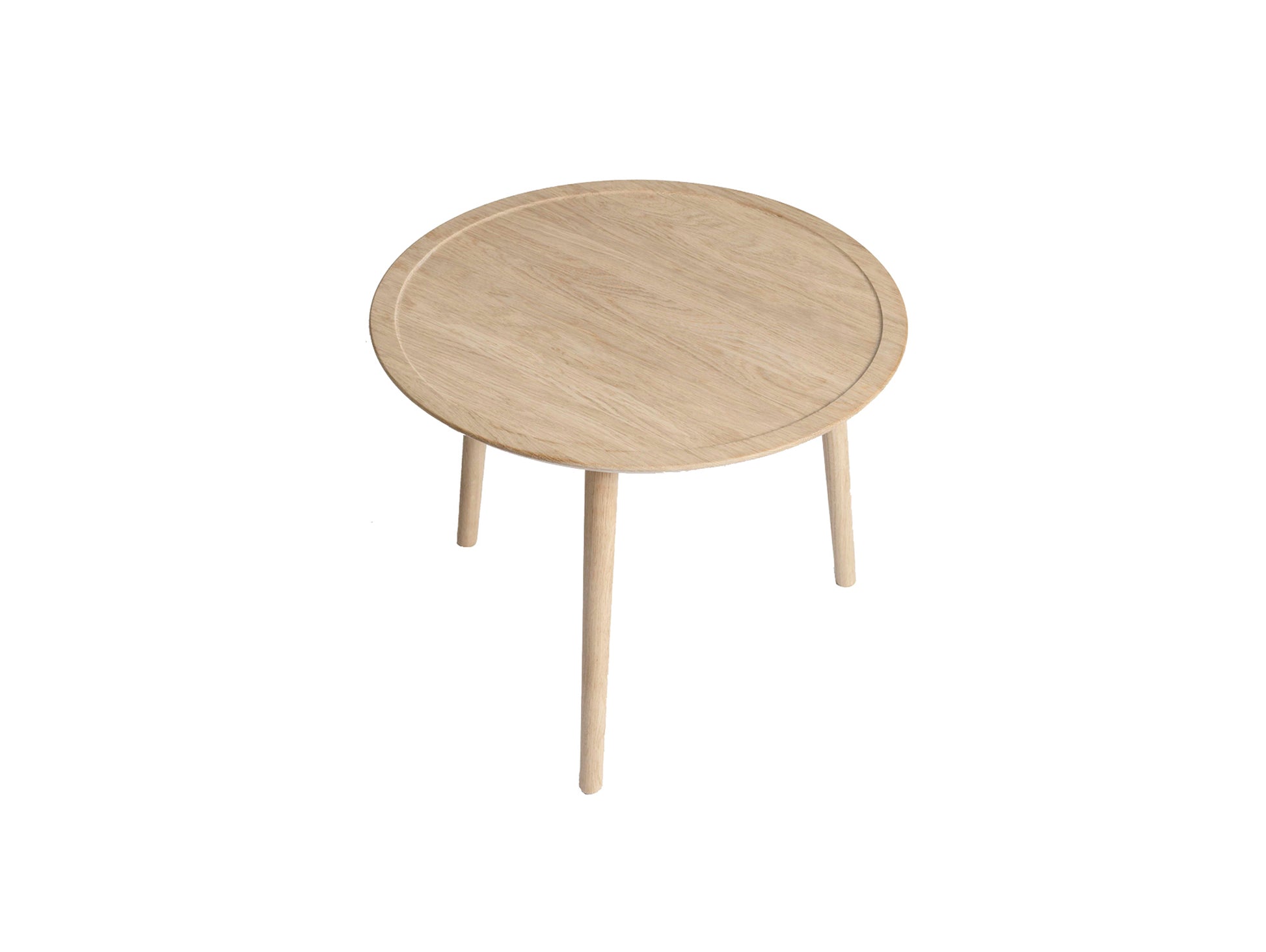 Dodona Coffee Table by Ro Collection - Diameter: 60 cm / Height: 46 cm / Soaped Oak