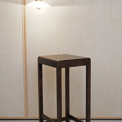 Bar Stool 01 / Dark Oiled Birch / 75 cm / Open Box
