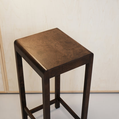 Bar Stool 01 / Dark Oiled Birch / 75 cm / Open Box