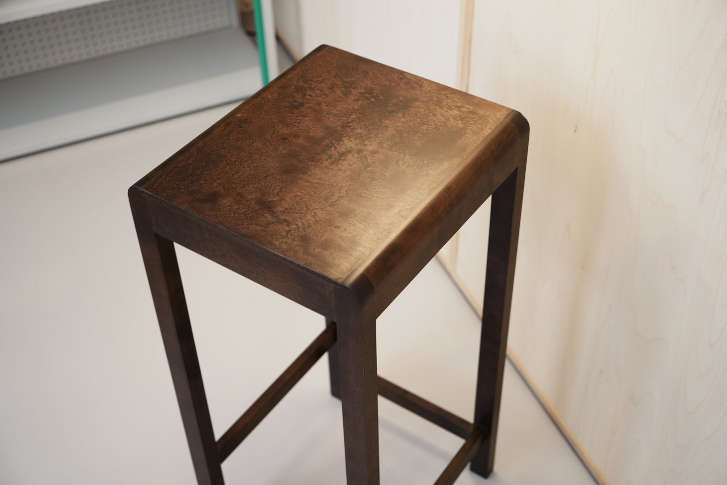 Bar Stool 01 / Dark Oiled Birch / 75 cm / Open Box