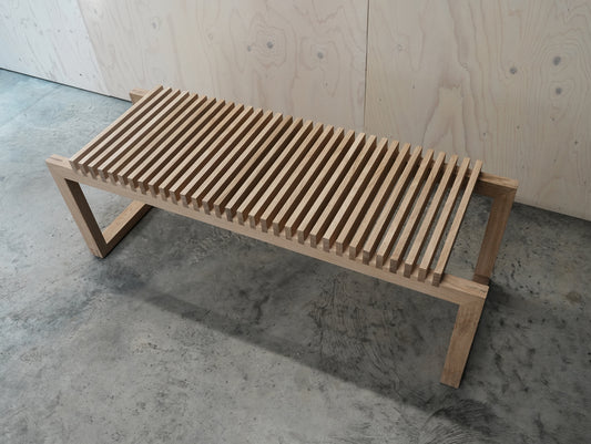 Cutter Bench / Untreated Oak / Open Box by Fritz Hansen