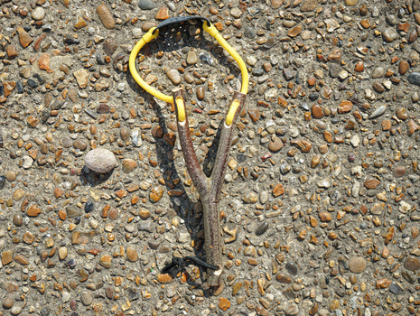 Trook Slingshot with Bark by Geoffrey Fisher