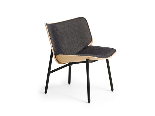Dapper Lounge Chair by HAY - Lacquered Oak / Yuma 1010