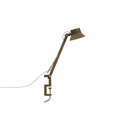 Dedicate Table Lamp by Muuto - S1 with Clamp /Brown Green