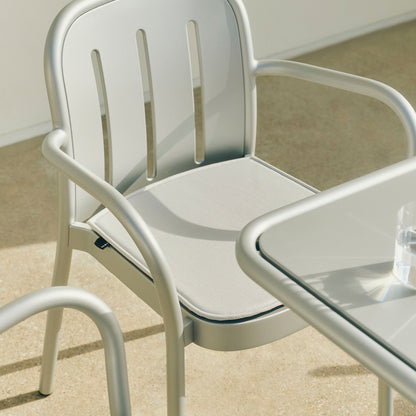 Deville Armchair Seat Pad by HAY - Silver Grey