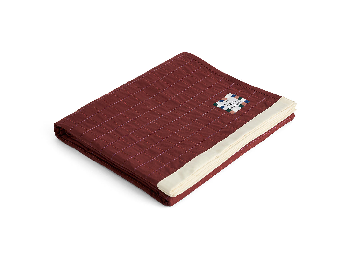 Dori Bedspread by HAY - Maroon