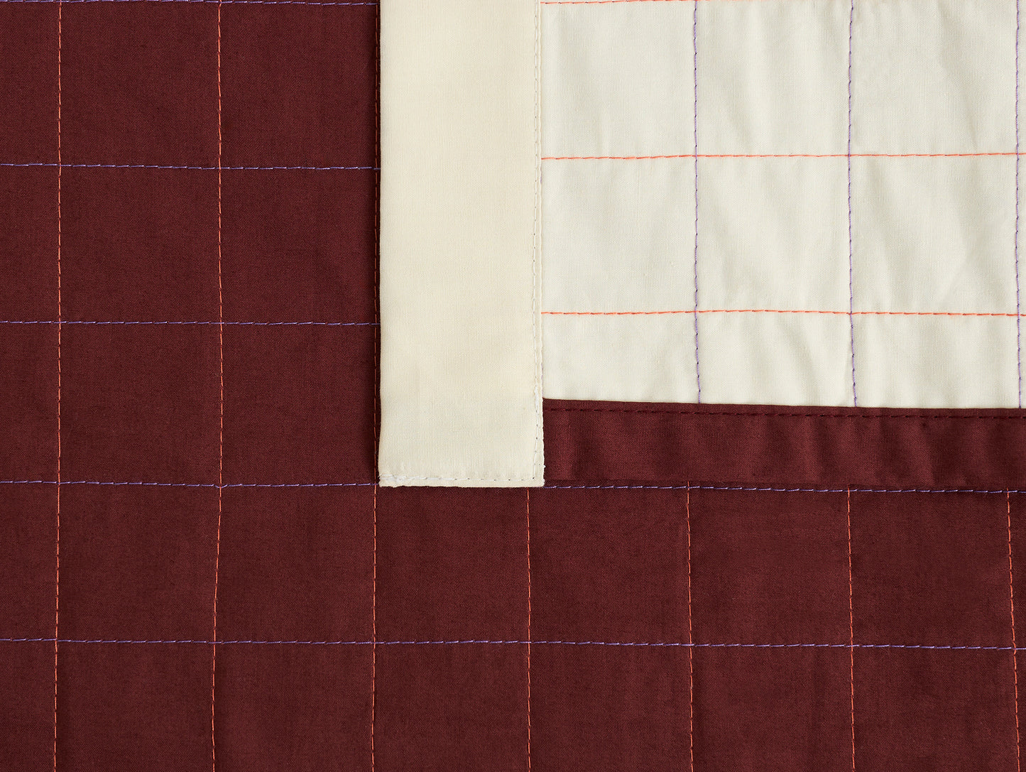 Dori Bedspread by HAY - Maroon