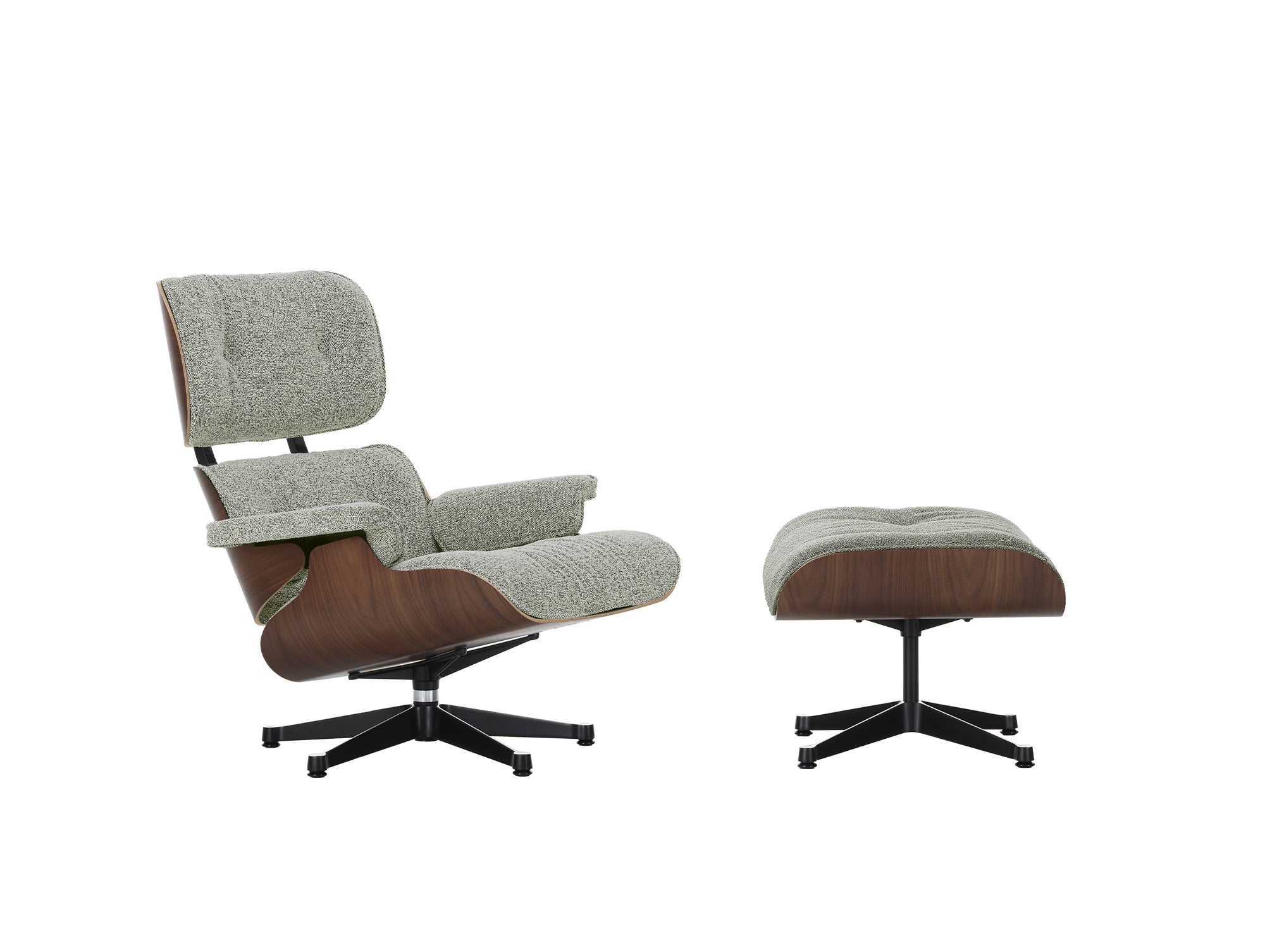 イームズ  ラウンジチェア。値下げしました。 イームズ ラウンジチェア - Vitra 製 Nubia ファブリック – Really