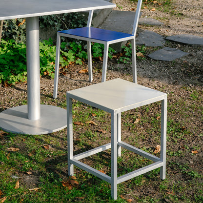 Alu Bar Stool by Valerie Objects - Small (Seat Height: 45 cm) / Aluminium