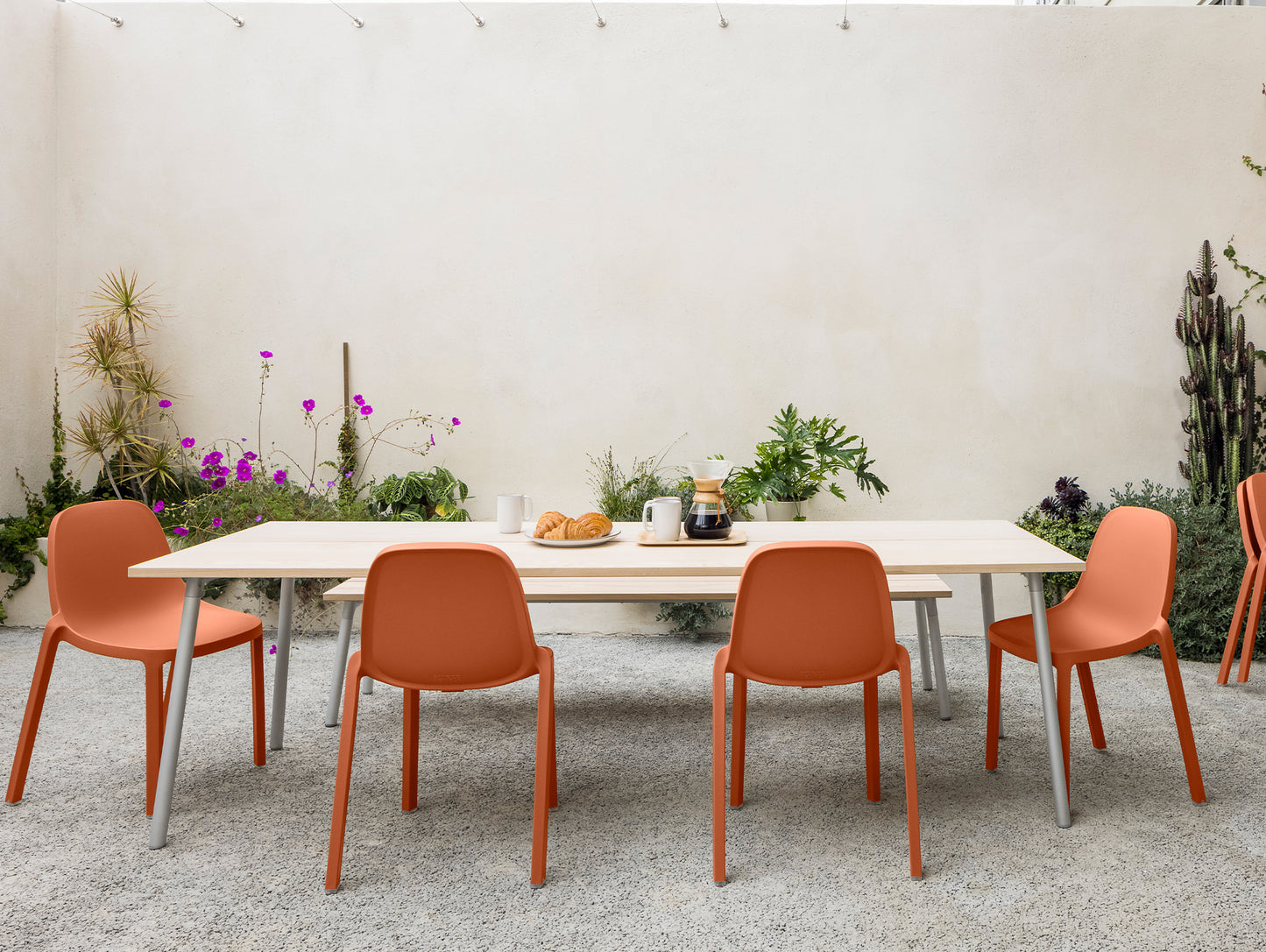 Emeco  Broom Stacking Chair by Emeco - Terracotta Orange
