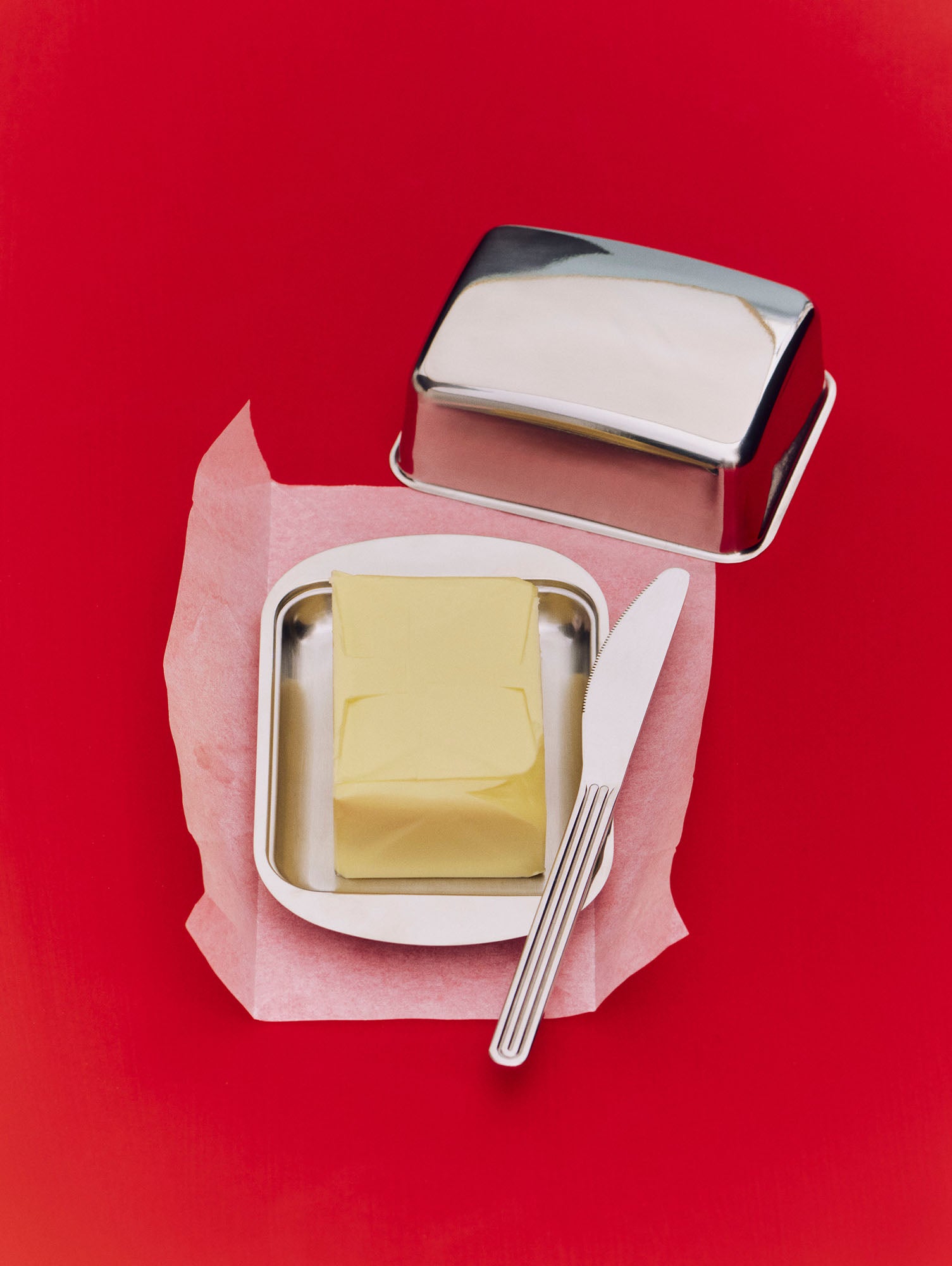 Essential Steel Butter Box by HAY
