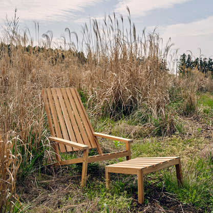 Between Lines Deck Chair by Fritz Hansen