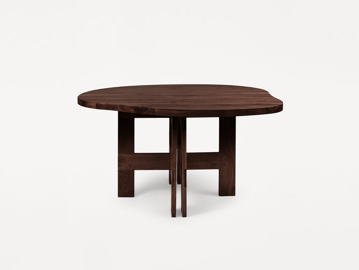 Farmhouse Pond Dining Table by Frama - Dark Oiled Oak