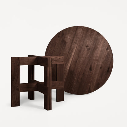 Farmhouse Table by Frama - D120 cm / Dark Oiled Oak