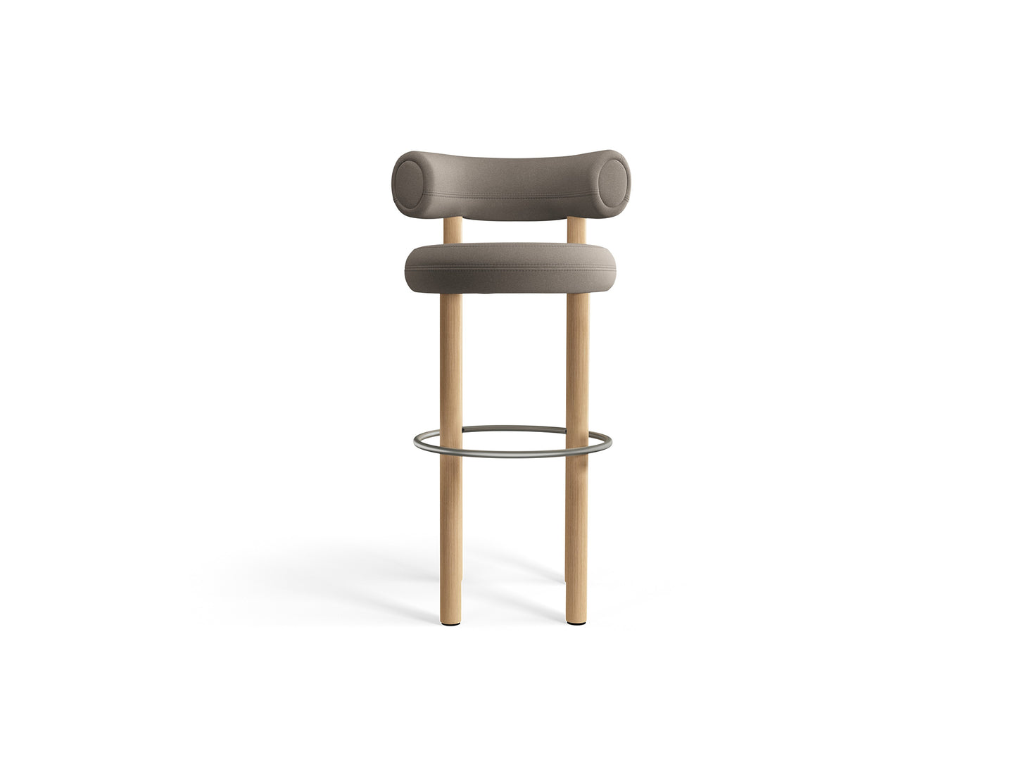 Fat Bar Stool by Tom Dixon - Lacquered Oak / Hero 2 212