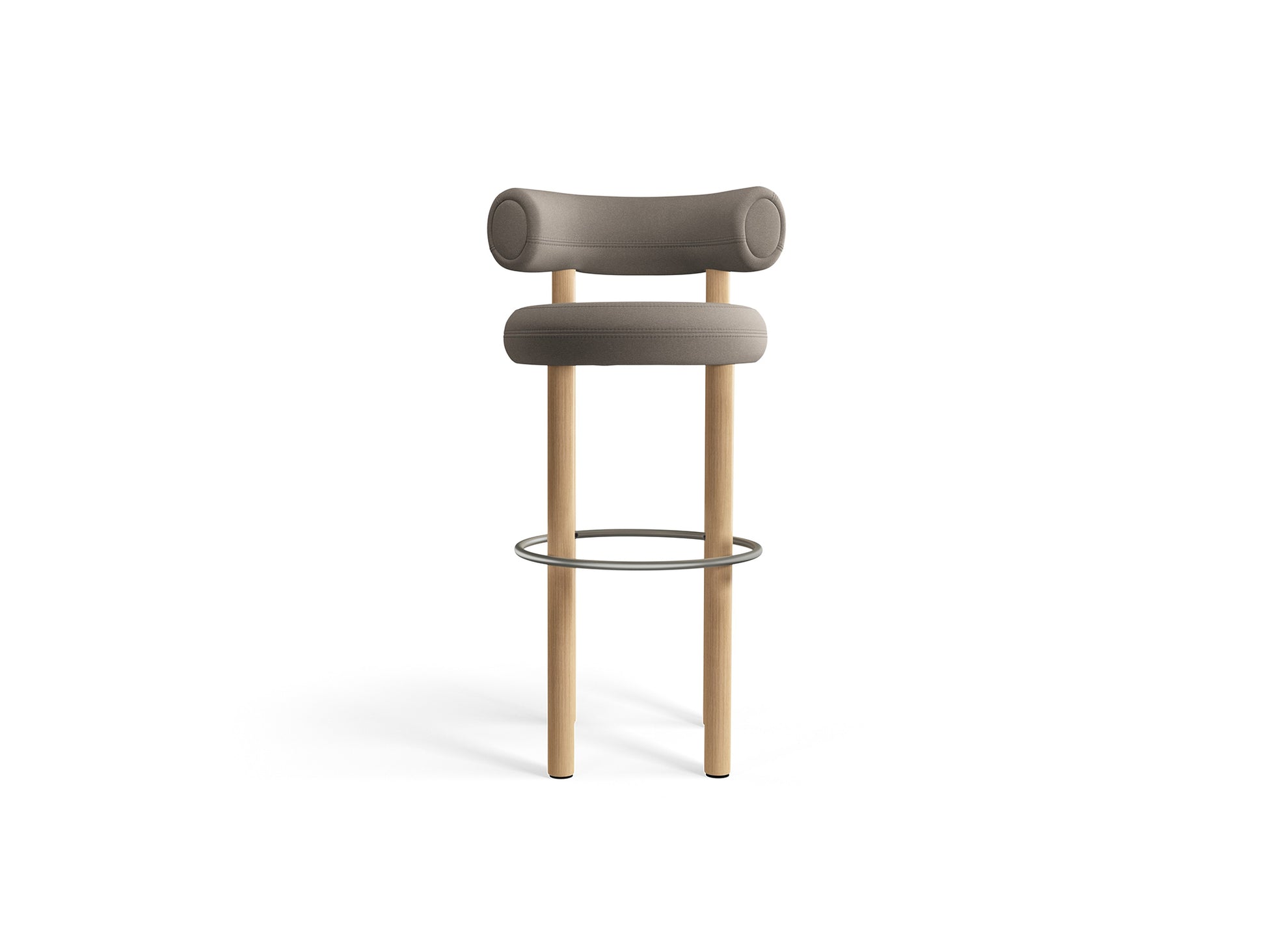 Fat Bar Stool by Tom Dixon - Lacquered Oak / Hero 2 212