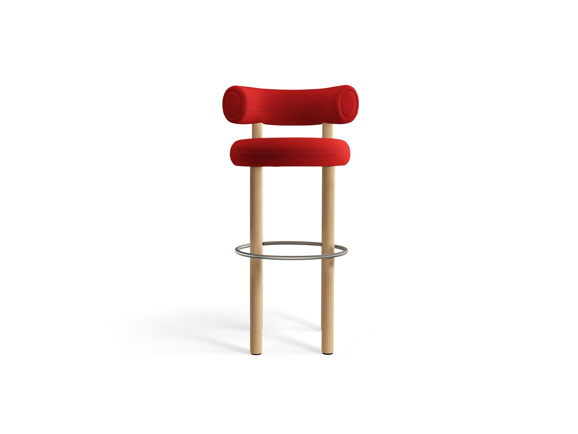 Fat Bar Stool by Tom Dixon - Lacquered Oak / Hero 2 552