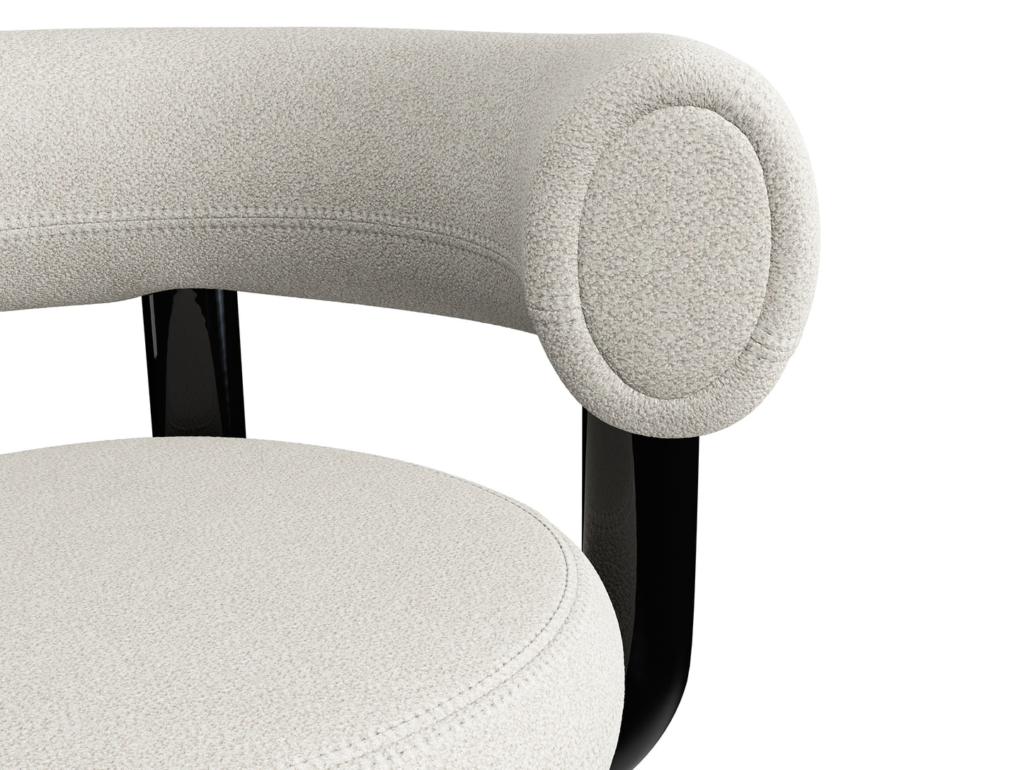 Fat Work Office Chair by Tom Dixon - Tom Dixon Boucle 101
