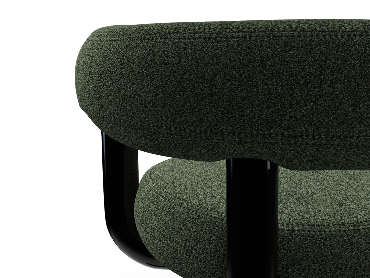 Fat Work Office Chair by Tom Dixon - Tom Dixon Boucle 162