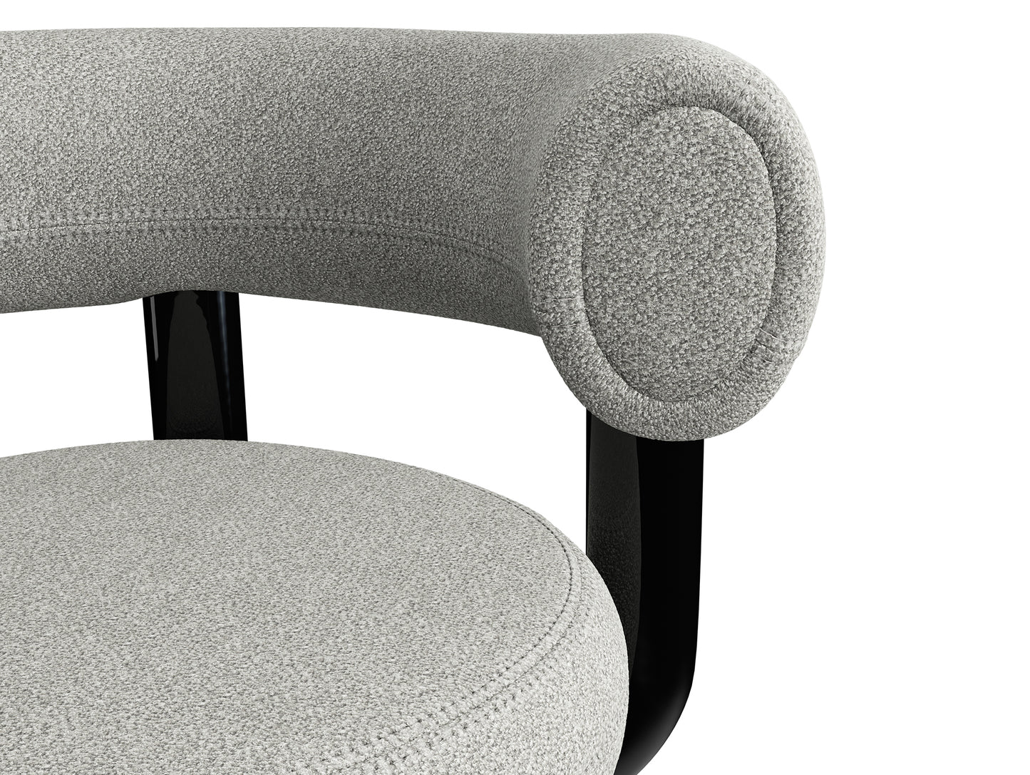 Fat Work Office Chair by Tom Dixon - Tom Dixon Boucle 01