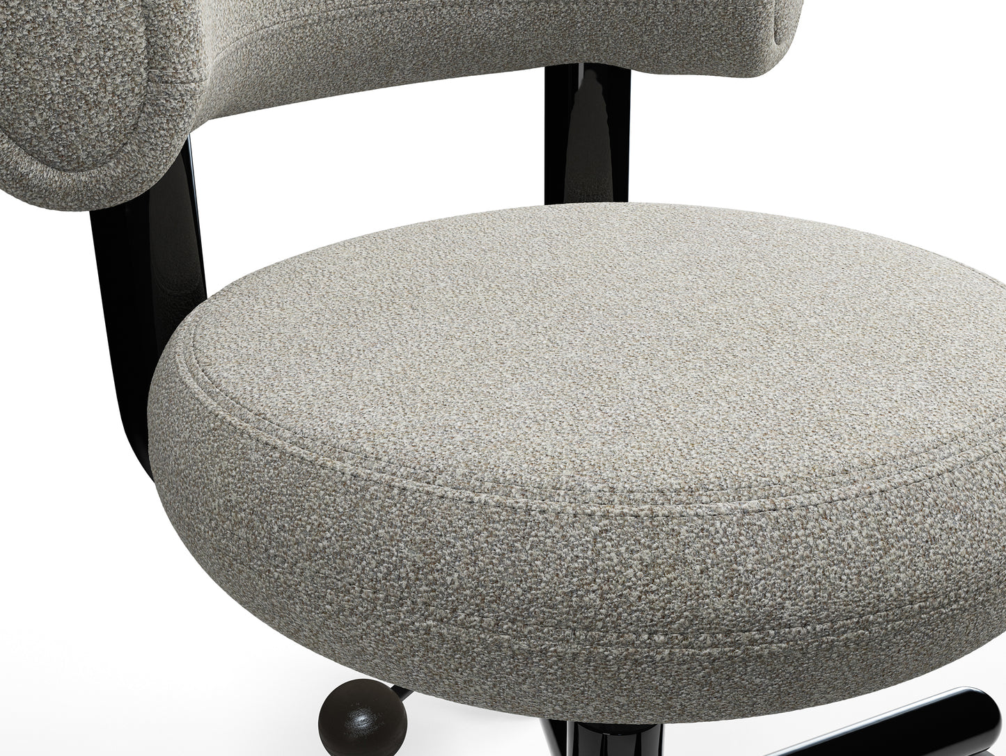 Fat Work Office Chair by Tom Dixon - Tom Dixon Boucle 84