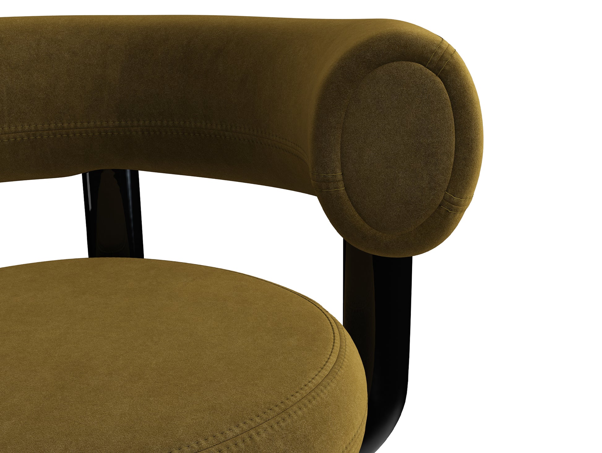 Fat Work Office Chair by Tom Dixon - Tom Dixon Royal Velvet 162