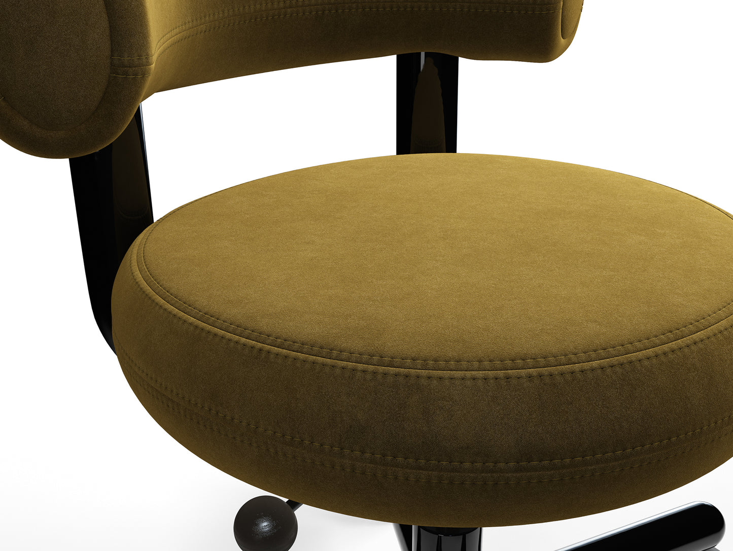 Fat Work Office Chair by Tom Dixon - Tom Dixon Royal Velvet 162