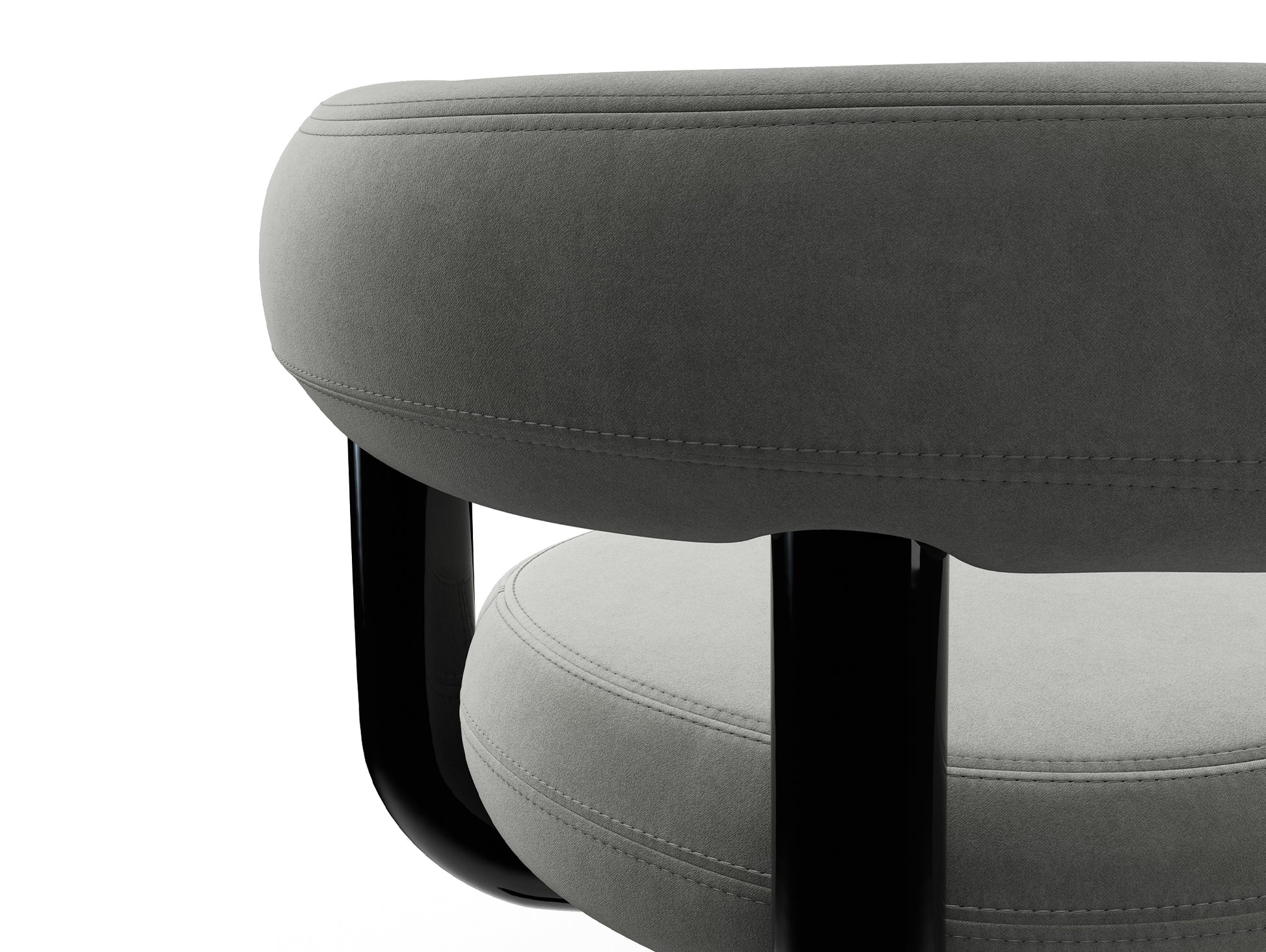 Fat Work Office Chair by Tom Dixon - Tom Dixon Royal Velvet 125