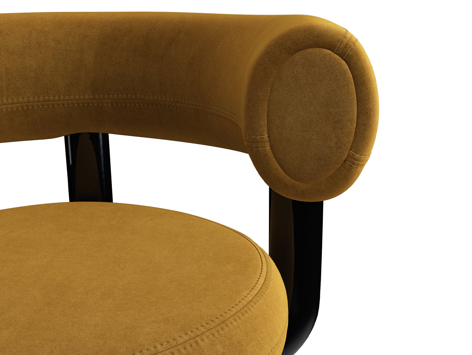 Fat Work Office Chair by Tom Dixon - Tom Dixon Royal Velvet 132