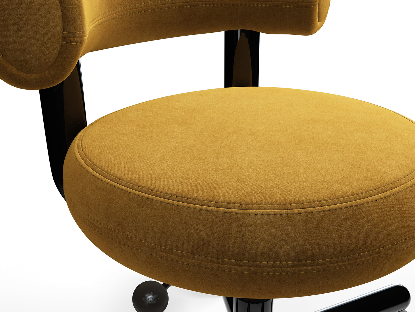 Fat Work Office Chair by Tom Dixon - Tom Dixon Royal Velvet 132