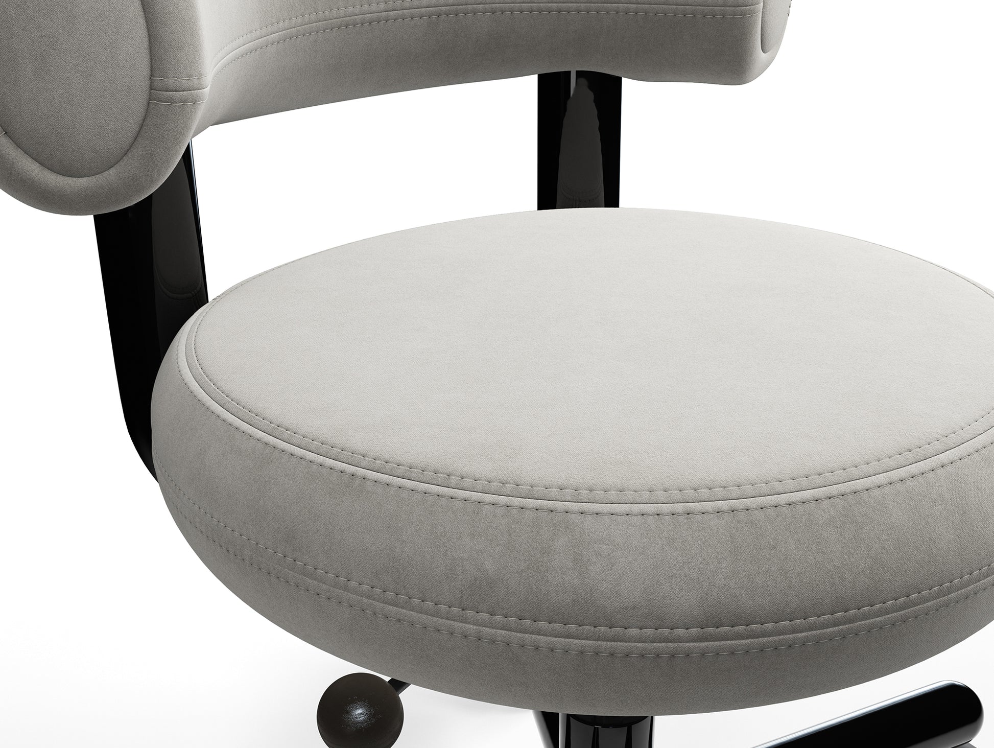 Fat Work Office Chair by Tom Dixon - Tom Dixon Royal Velvet 84