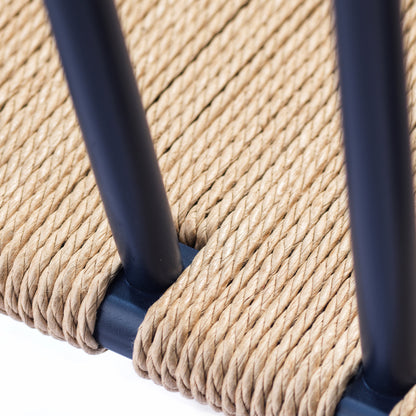 J80 Chair by FDB Mobler - Steel Blue Painted Beech