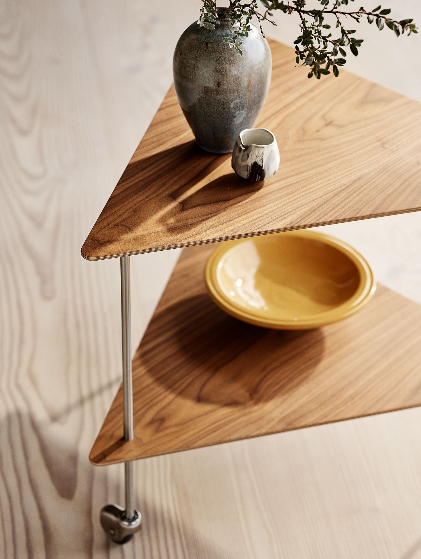 AJ Trolley by Fritz Hansen - Clear Lacquered Walnut Veneer
