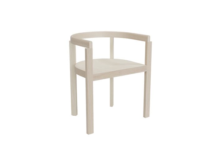 After Chair by Fritz Hansen - White Pigmented Oiled Ash