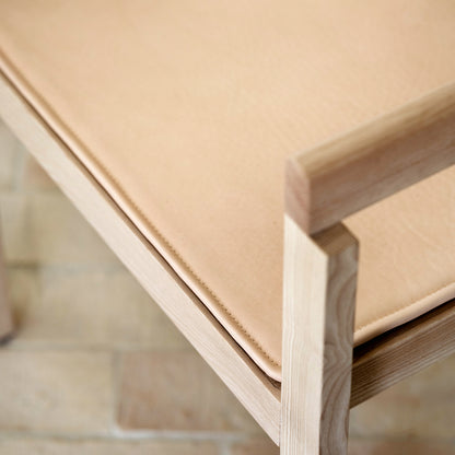 After Chair Seat Cushion by Fritz Hansen - Natural Leather