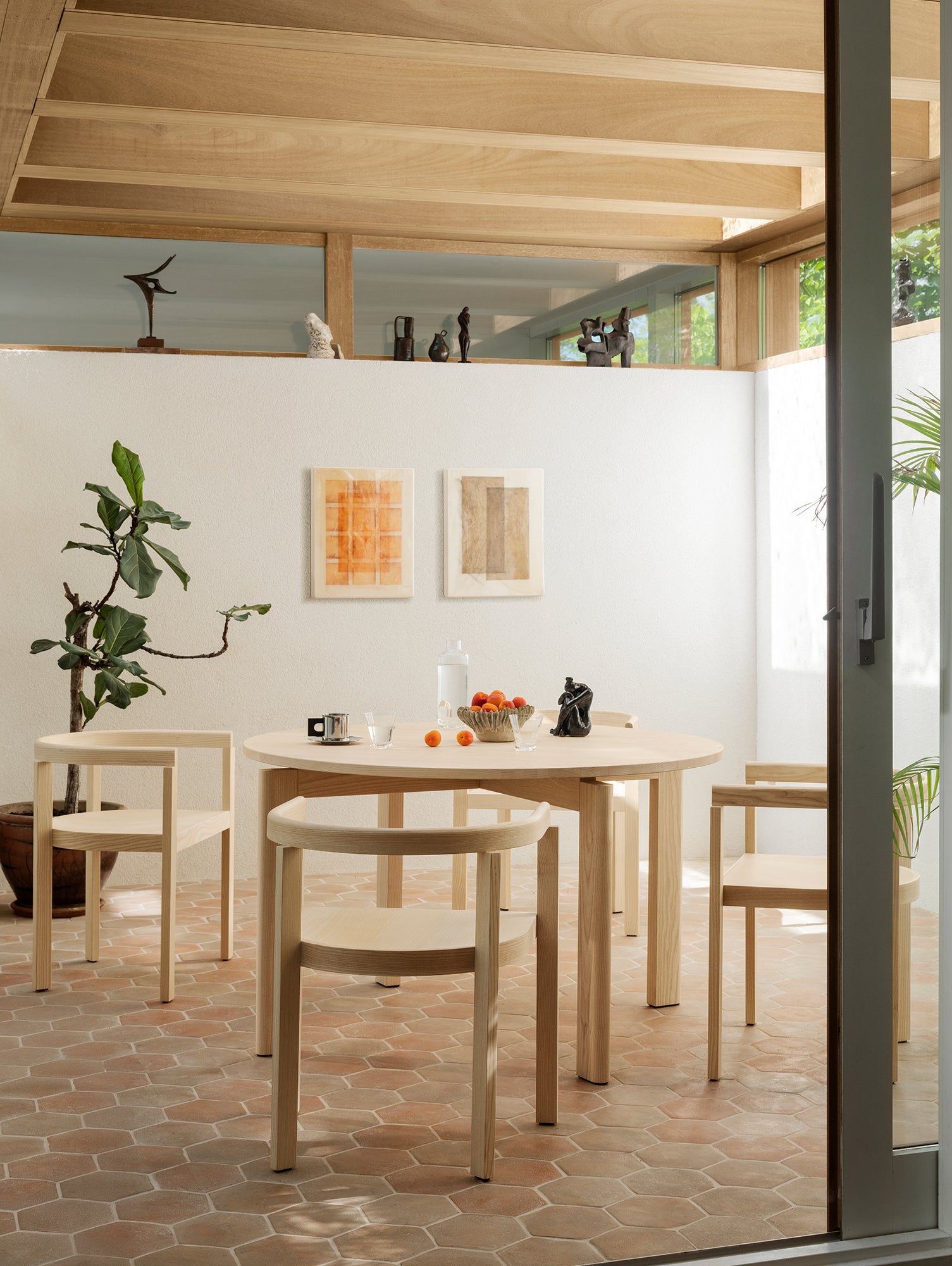 After Chair by Fritz Hansen - White Pigmented Oiled Ash