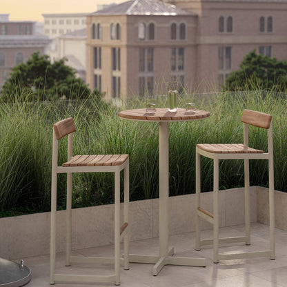 Pelagus High Table by Fritz Hansen - H105 cm / Light Ivory